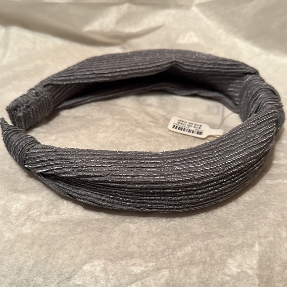 NWT! Anthropologie SUSIE KNOTTED HEADBAND Slate Blue Grey Gray - Picture 3 of 6